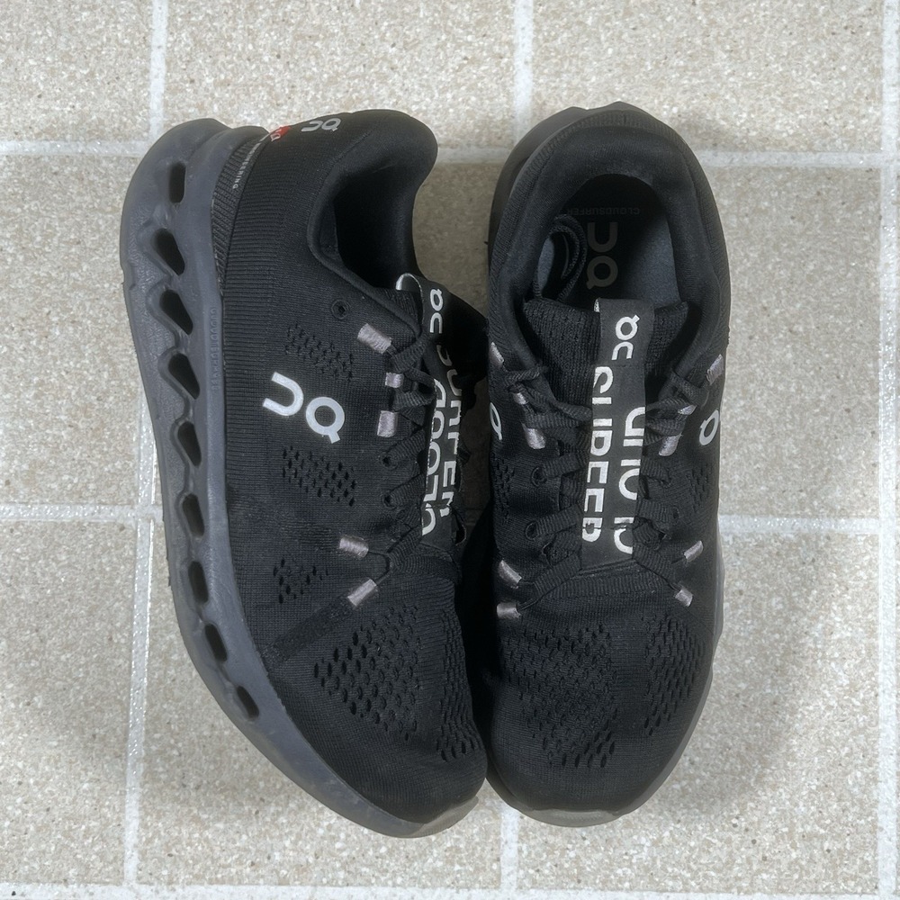 On Cloudsurfer Running Sneakers In All Black (3WD10440485) -Women's US 8.5 W
